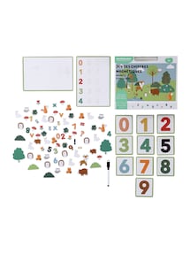 Magnetisches Zahlen-Spiel GRÜNER WALD für Kinder