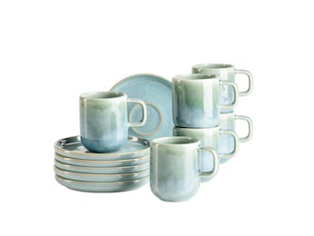 Espressotassen-Set, Steinzeug Cordelia