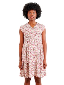 Ärmelloses Blusenkleid für Schwangerschaft und Stillzeit