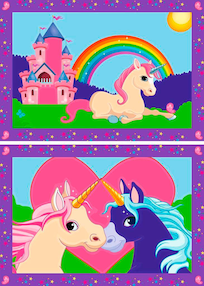 Bunte Einhornwelt