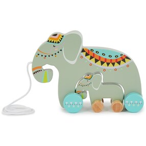 Nachzietier Elefant Holz Set - ab 12 Monate