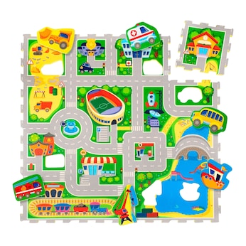 Puzzlematte City