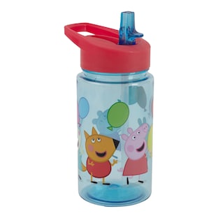 Trinkflasche mit integriertem Strohhalm Peppa Pig, 450ml