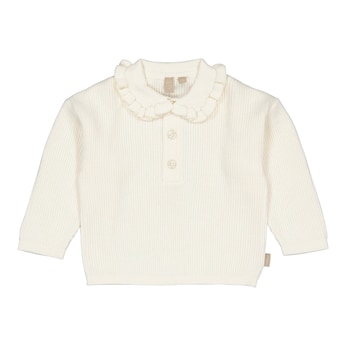 Pullover mit Bubikragen
