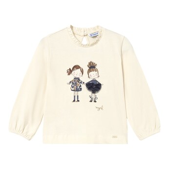 Shirt langarm Mädchen