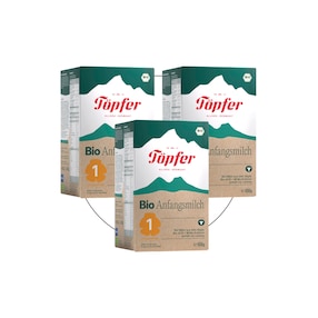 3er Pack Bio Anfangsmilch 1  600 g