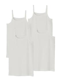 4er-Pack Mädchen Trägertops BASIC