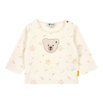 Shirt langarm Blumen Bär
