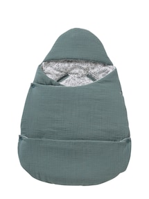 2-in-1 Baby Ausfahrsack/Wickelunterlage, Musselin