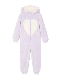 Plüsch-Overall, Onesie KAWAII Mädchen, Kapuze mit Ohren