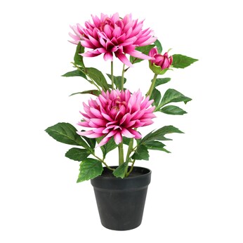 Kunstblume "Chrysanthemen im Topf"