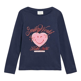 Shirt langarm Herz Smiley