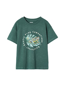Jungen T-Shirt mit Naturmotiv, Recycling-Baumwolle