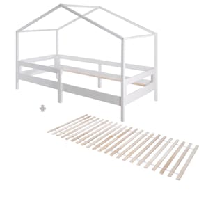 Set Hausbett mit Lattenrost  