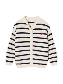 Mädchen Strickjacke mit kleinen Stickereien