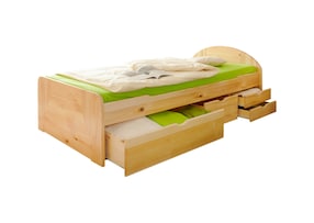 Schubkastenbett Erna Kiefer Natur