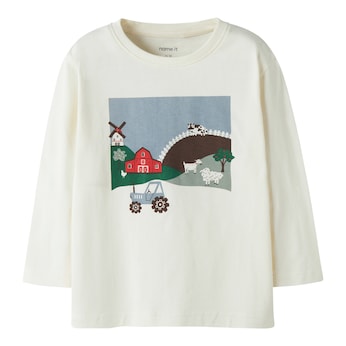 Shirt langarm Bauernhof