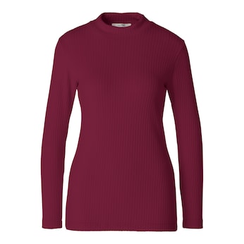 Damen-Pullover, gerippt