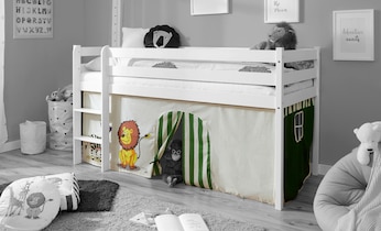 Vorhang für Kinder Hochbett Etagenbett mit Motiv