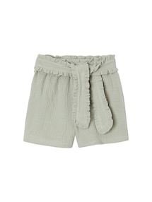 Festliche Mädchen Shorts mit Stoffgürtel