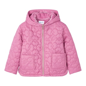 Steppjacke mit Kapuze Blumen