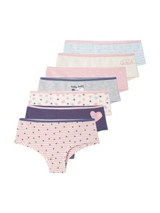 7er-Pack Mädchen Shortys, Herzen Oeko-Tex