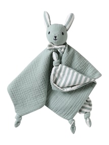 Bio-Kollektion: Baby Schmusetuch aus Musselin  mit Recycling-Polyester