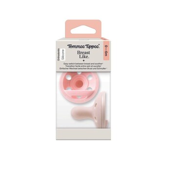2er-Pack Schnuller Breast Like 0-6M