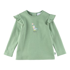 Shirt langarm Möwe Rüschen