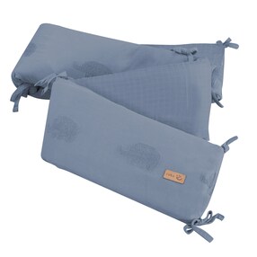 Nestchen passend für Babybetten 60x120cm oder 70x140 cm Lil Elephant moonlight