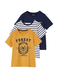 3er-Pack Jungen T-Shirts mit Rundhals Basic