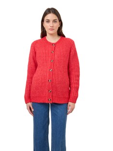 Grobstrick-Cardigan für Schwangerschaft und Stillzeit Oeko-Tex