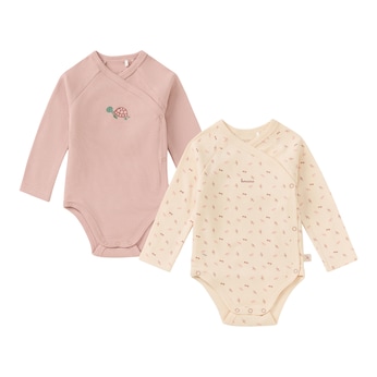 2er-Pack Wickelbodys langarm Wild Nature