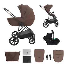 Kombikinderwagen Trio-Set PRIME 3 3in1 inkl. Babyschale MINK PRO 2
