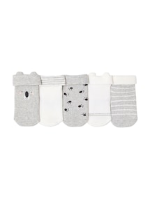 5er-Pack Baby Socken mit Koala-Motiven, rutschfest