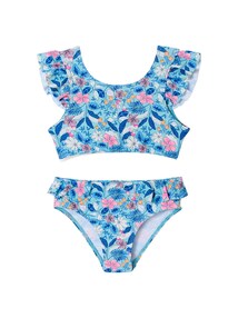 Mädchen Bikini mit Volants und Schleifen