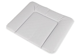 Wickelauflage Stepp-Optik, grau