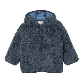 Plüschjacke Kapuze mit Ohren