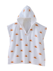 Baby Badeponcho mit Recycling-Baumwolle