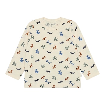 Shirt langarm Luftballon-Hunde