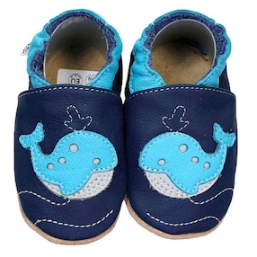 Krabbelschuhe Wal