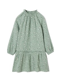Geblümtes Mädchen Kleid aus Musselin