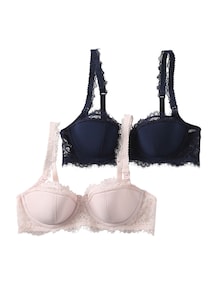 2er-Pack Still-BHs mit Bügel mit Recycling-Polyester