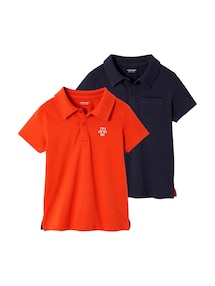 2er-Pack Jungen Poloshirts, Kurzarm