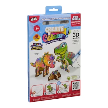 Bastel-Set Dinos T-Rex + Triceratops