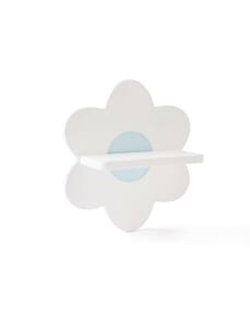 Regalbrett Blume weiss