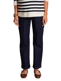Gestreifter Umstandspullover, Oversize-Schnitt