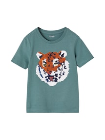 Jungen T-Shirt mit Wende-Pailletten
