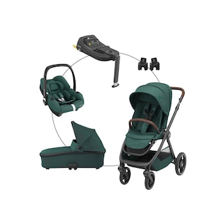 Kombikinderwagen Oxford Travel-Set inkl. Babyschale Cabriofix i-Size und Isofix-Basis