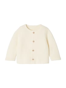 Baby Strickjacke aus Baumwolle BASIC